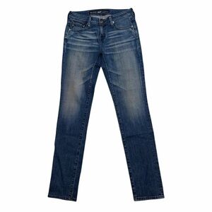 BIG STAR Medium Wash Mid-Rise Slim Straight Jeans 27